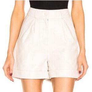 Retrofete Mila Leather Shorts Size M